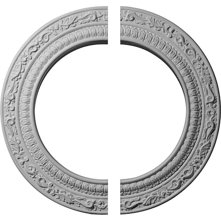 Ekena Millwork Andrea Ceiling Medallion, Two Piece (Fits Canopies up to 8"), 12"OD x 8"ID x 1/2"P CM12AD2